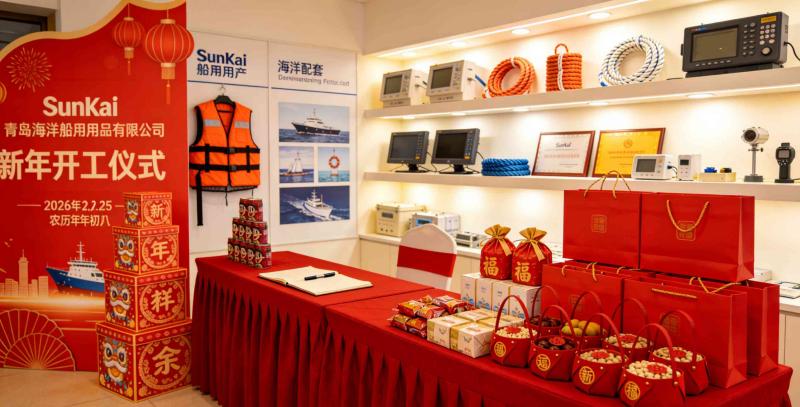 Qingdao SunKai Marine tenet MMXXVI New Year dedicatio Caerimonia