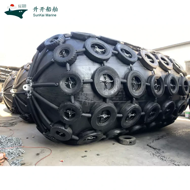 SunKai Marine Navale Flexilis Fenders Feliciter Installed in Transmarinis Project, promerendae laus princeps Client